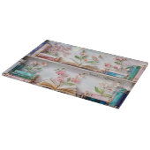 Personalized Bookshelf Kitchen Glass Cutting Board カッティングボード (角)