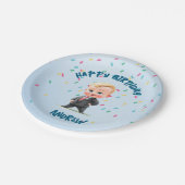 Personalized Boss Baby Birthday Paper Plates ペーパープレート (アングル)