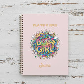 Personalized Boss Girl Planner - Colorful プランナー手帳