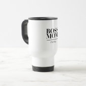 Personalized Boss Mom – Custom Mom Gift  トラベルマグ (正面左)