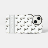 Personalized Boston Terrier Frenchton iPhoneケース (裏面横)