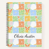 Personalized Botanical Floral Personalized Botanic ノートブック (正面)