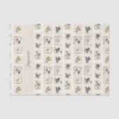 Personalized Botanical Herbs Tissue Paper Custom  薄葉紙 (正面)