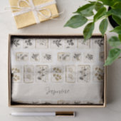 Personalized Botanical Herbs Tissue Paper Custom  薄葉紙 (ギフト)