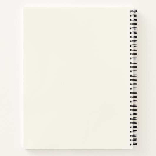 Personalized Botanical Ivory Gratitude Journal ノートブック (裏面)