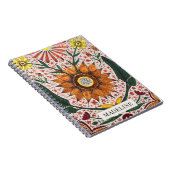 Personalized Botanical Notebook ノートブック (右側)
