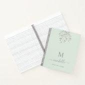 Personalized Botanical Sage Gratitude Journal ノートブック (内部)