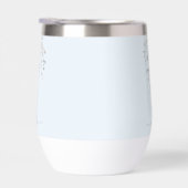 Personalized Botanical Watercolor Monogram Blue (右面)