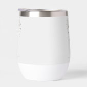 Personalized Botanical Watercolor Monogram Gray (右面)