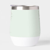 Personalized Botanical Watercolor Monogram Sage (右面)