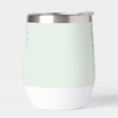 Personalized Botanical Watercolor Monogram Sage (左面)