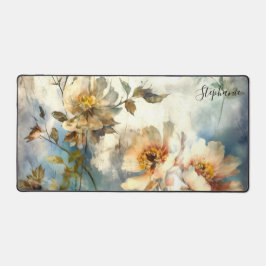 Personalized Botanical Workspace デスクマット