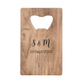 Personalized Bottle Opener – Custom Beer Opener クレジットカード栓抜き (正面)