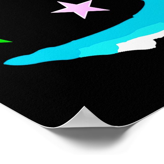 PERSONALIZED BOW TO TOE CHEERLEADING POSTER ポスター (角)