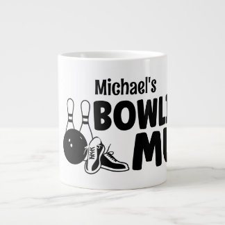 Personalized Bowling Mug Gift Jumbo-Tasse ジャンボコーヒーマグカップ