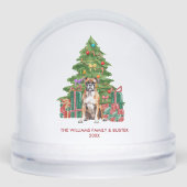 Personalized Boxer Dog Christmas (正面)