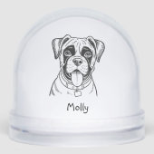 Personalized Boxer Dog Christmas (正面)