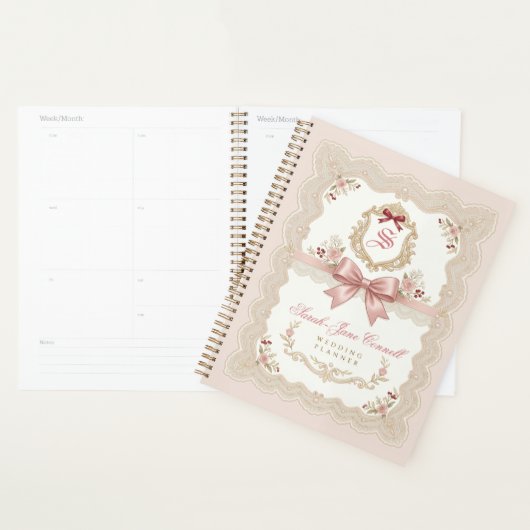 Personalized Bridal Wedding Planner プランナー手帳 (ディスプレー)