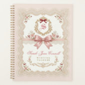 Personalized Bridal Wedding Planner プランナー手帳 (正面)