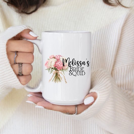 Personalized Bride Squad Coffee Mug コーヒーマグカップ