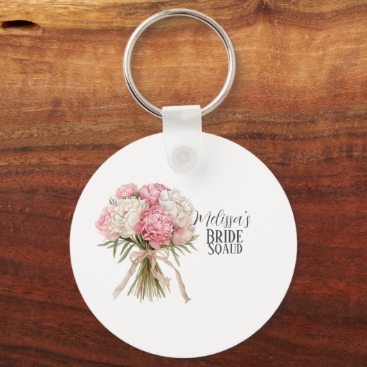 Personalized Bride Squad Keychain キーホルダー (正面)