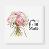 Personalized Bride Squad Magnet マグネット (正面)