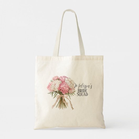 Personalized Bride Squad Tote Bag トートバッグ (裏面)