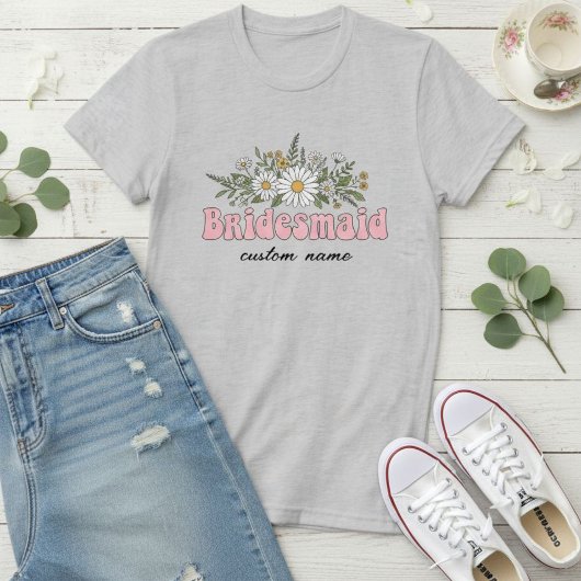 Personalized Bridesmaid Name Shirt, Bachelorette  Tシャツ