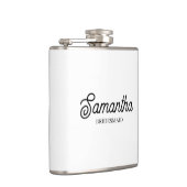Personalized Bridesmaid Proposal Gift Bachelorette フラスク (右)
