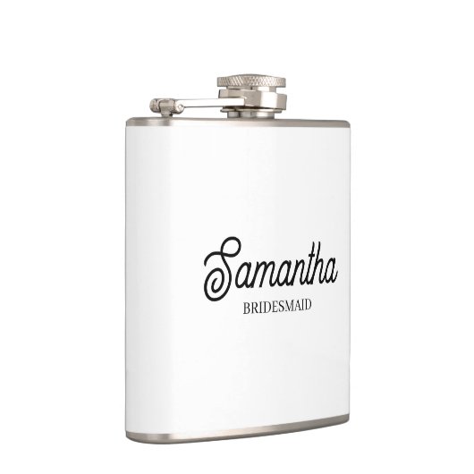 Personalized Bridesmaid Proposal Gift Bachelorette フラスク (右)