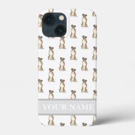 Personalized Brindle Boxer Dog iPhone 13 Miniケース