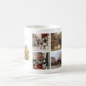 Personalized Brussels Belgium Travel Photo Mug コーヒーマグカップ (中央)