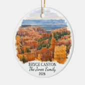 Personalized Bryce Canyon National Park, Utah セラミックオーナメント (左)