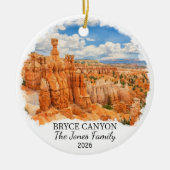Personalized Bryce Canyon National Park, Utah セラミックオーナメント (正面)