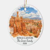 Personalized Bryce Canyon National Park, Utah セラミックオーナメント (左)