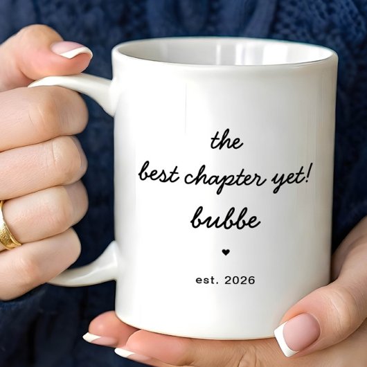 Personalized Bubbe Mug Best Chapter Yet コーヒーマグカップ