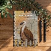 Personalized Built Strong Notebook for Men ノートブック