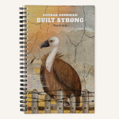 Personalized Built Strong Notebook for Men ノートブック (正面)