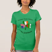 Personalized Bulgaria Ireland USA Shamrock Women's Tシャツ (正面)