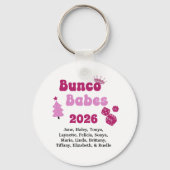 Personalized Bunco Babe  キーホルダー (正面)