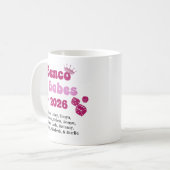 Personalized Bunco Babe  コーヒーマグカップ (正面左)