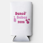 Personalized Bunco Babe  スリム缶クーラー (正面)
