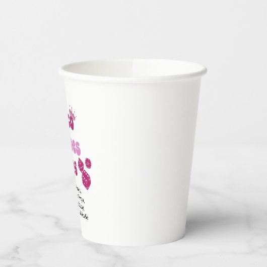 Personalized Bunco Babe  紙コップ (左)