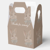 Personalized Bunny Birthday Favour Box フェイバーボックス (オープン)