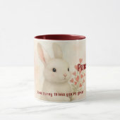 Personalized Bunny Mug  マグカップ (中央)