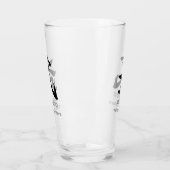 Personalized BUSHIDO 武 Kanji Beer Mug タンブラーグラス (左)