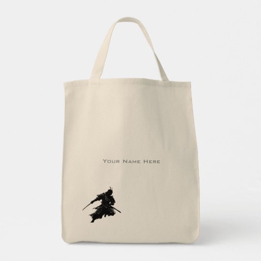 Personalized BUSHIDO 武 Kanji Two-Sided Tote Bag トートバッグ (裏面)