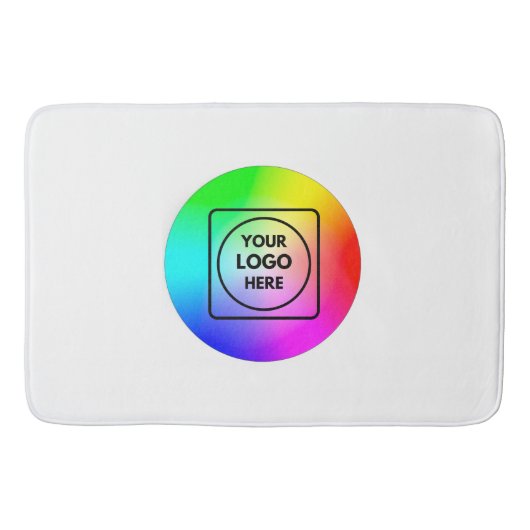 Personalized Business Company Logo Branding Bath  バスマット (正面)