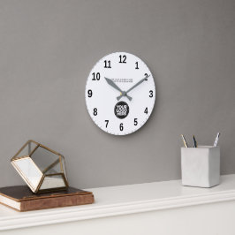 Personalized Business Logo and Text ラウンド壁時計