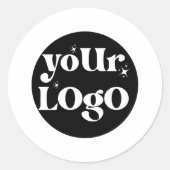 Personalized Business Logo Branded ラウンドシール (正面)